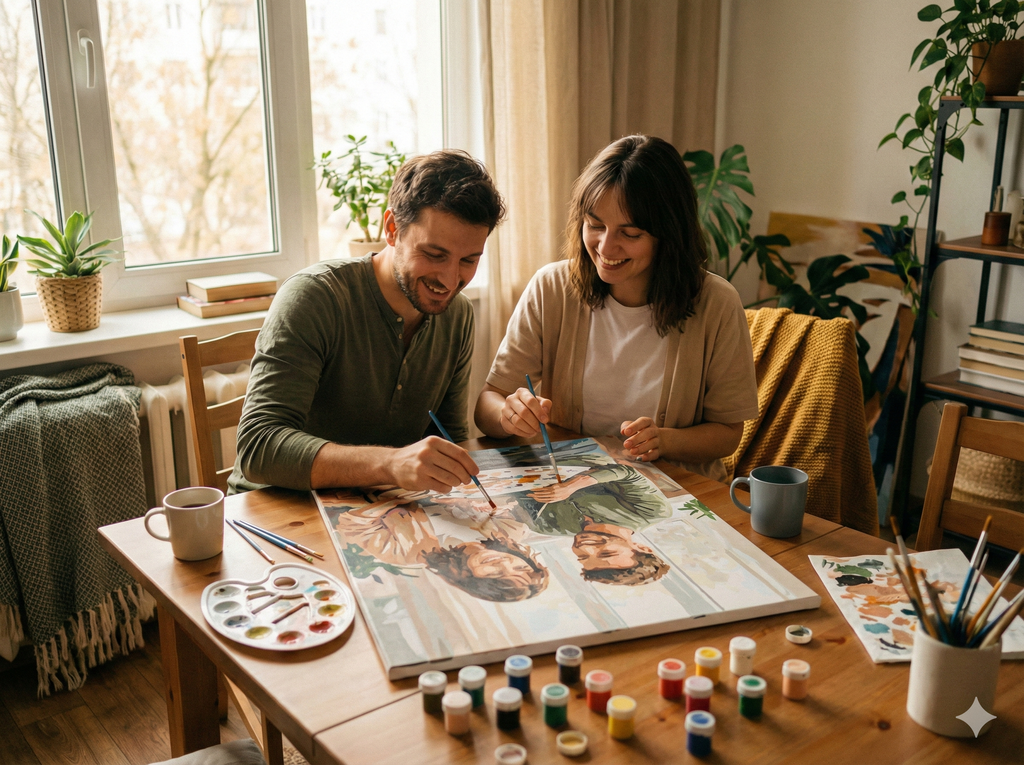 Tela Personalizzata da Dipingere – Creata dalla Tua Foto