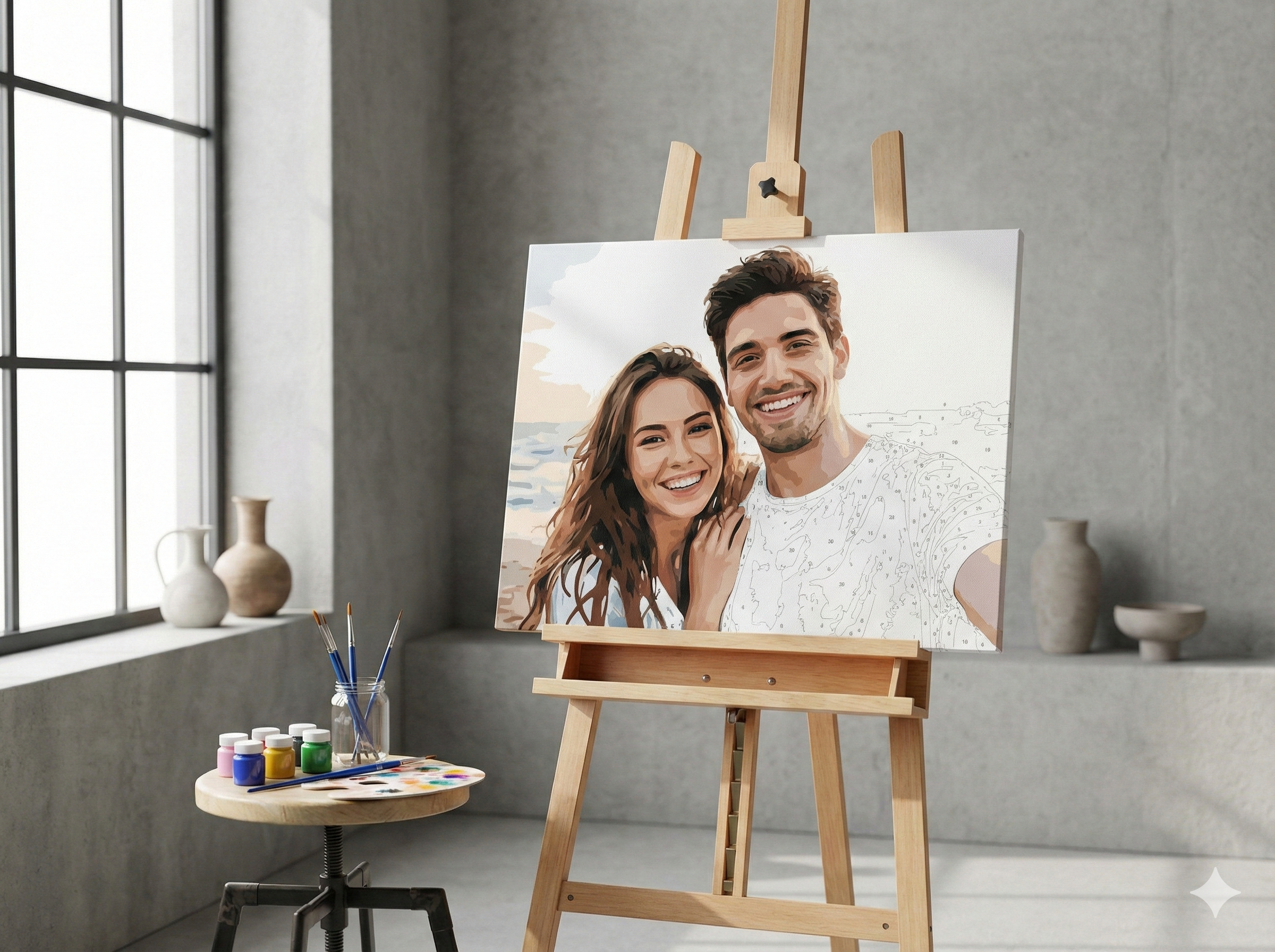 Tela Personalizzata da Dipingere – Creata dalla Tua Foto