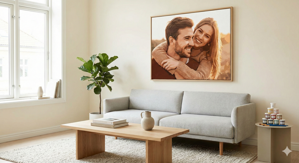 Tela Personalizzata da Dipingere – Creata dalla Tua Foto