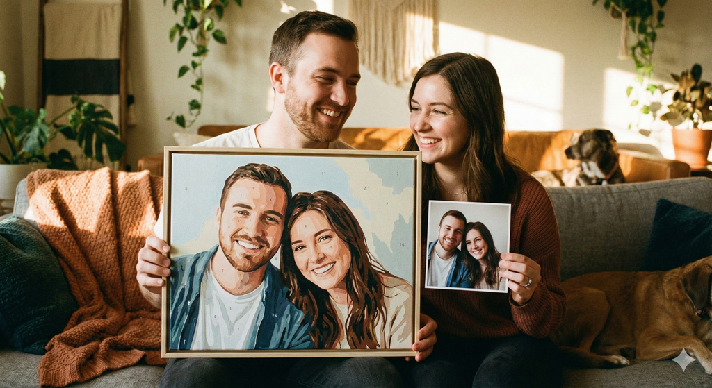 Tela Personalizzata da Dipingere – Creata dalla Tua Foto